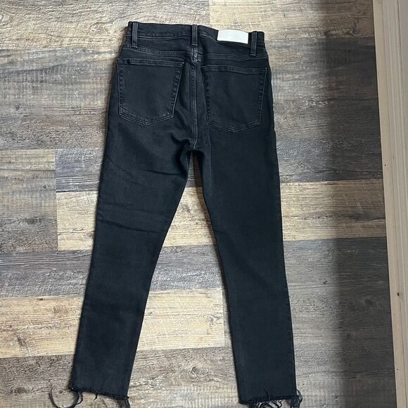 Re/Done Black Ankle Jeans - Picture 5 of 7